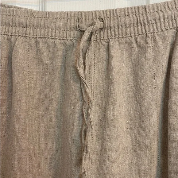 Garnet Hill 100% Linen Maxi Skirt Size10 - Picture 2 of 9